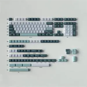 Alice Botanical Keycap Set - 172 Doubleshot Cherry MX Switch Compatible with Alice, 61/64/87/104/108 Keyboards (ISO, ANSI)