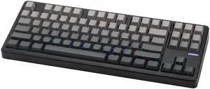 SMACKAPE Impact 80 Triple-Mode RGB Wireless Mechanical Keyboard with HiFi Typing Sound, Gasket Hot-Swappable 87-Key Wired Gaming Keyboard with QMK/VIA (Black)