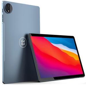 tabtoday 11 inch Tablet, Android 14, Octa-Core Processor 128GB ROM, WiFi, Long Battery Life, Light and Slim, HD Display, Pre-Installed Apps - Blue