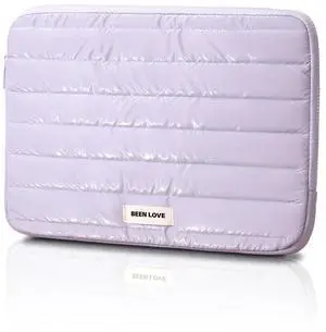 Teryeefi Laptop Sleeve Bag 13-14 Inch, Fashion Waterproof Soft Laptop Sleeve Case for MacBook Air Pro 13 14 inch, iPad Pro 12.9 Air 13, Dell, Asus, HP for Women Girls - Purple