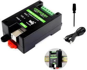 UeeKKoo Industrial Grade Isolated USB to 2CH RS485 Converter USB to RS485 Adapter, Onboard Original FT2232HL Chip Stable and Reliable Communication, Support Win11/10/8.1/8/7,Linux, Android, etc.