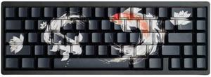 ULTRAEQUIP PBT Keycaps Lucky Koi Keycaps 60 75 100 Percent, Shine Through Keycaps Side Printe Thick Keycaps Cherry Profile 130 Keys Dye Sub Custom Keycap Set keycaps for MX Switch Mechanical Keyboard