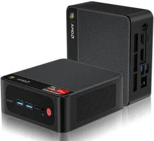 Beelink SER5 Mini Pc,AMD Ryzen 5 5500U(6C/12T,up to 4.0GHz),Mini Computer with 16GB DDR4/500GB NVMe SSD,Support Triple Screen Display (HDMI+DP+Type-c/4K),WiFi6,BT5.2,Type-C,2.5G LAN