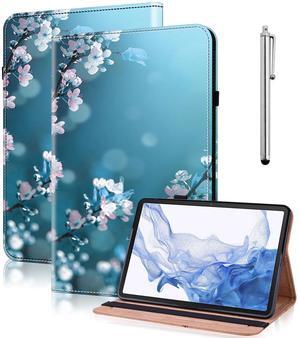 VODEFOX Case for 7" Kindle Paperwhite 12th Gen 2024 & Kindle Colorsoft Signature Edition 2024,PU Leather Cover with Auto Sleep Wake for Kindle Paperwhite Signature 2024 7 Inch - Plum Blossom