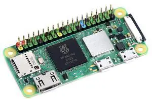 Pi Zero 2 WH with Pre-Soldered Color-Coded Header, Quad-Core 1GHz CPU, 512MB RAM, Wi-Fi & Bluetooth 4.2, Mini HDMI, 40 GPIO, CSI Camera Port