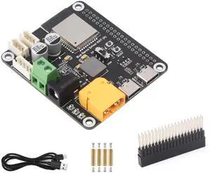 Serial Bus Servo Driver HAT Based on ESP32-WROOM-32 Module, Suitable for Raspberry P 5 / 4B and ST/RSBL Series Serial Bus Servos up to 253 Serial Bus Servos at The Same Time/Robotic Project