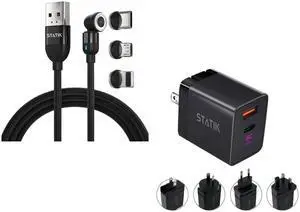 Statik 360 Charging Cable (3ft) & GaN Charger (45W)