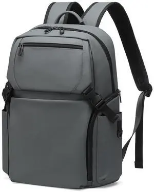 SUIKIHUM Laptop Backpack Airline Approved 30L for Men Women Fit 16 Inch Laptops Oxford Carry on Luggage Weekender Daypack for Travel Business Work (Grey)