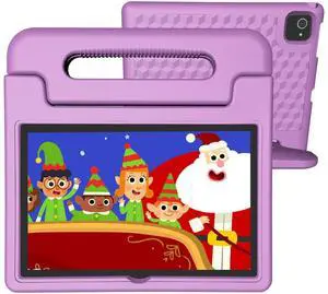 YACXBTK Tablet for Kids 10.1 inch Android 14, 8GB+64GB(TF 1TB) 6000mAh Kids Tablet WiFi6 Parental Control,Face Unlock, 1280 * 800 HD Screen