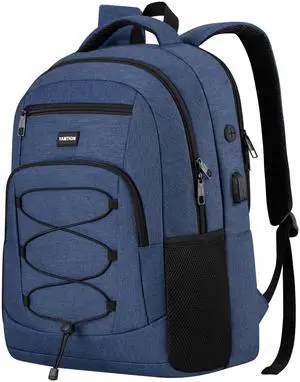 YAMTION School Backpack for Men and Teen Boys,College Bookbag Laptop Backpack Schoolbag with USB Port for High School Students Adult Work Office