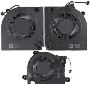 New Cooling Fan CPU+GPU+Small Fan Replacement for Dell Alienware M16 R1 Series 07WCYX 7WCYX MG75091V1-C150-S9A MG75091V1-C160-S9A DC12V 0.42A, Small Fan EG50060S1-C640-S9A DC5V 0.44A