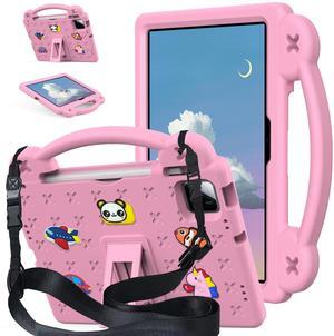YRH for Onn 11 inch Tablet Pro Case (2024) Model 100146660, with Strap Stand Handle, Kids EVA Cover for Walmart Surf Onn Tablet Pro 11 inch Case, Pink