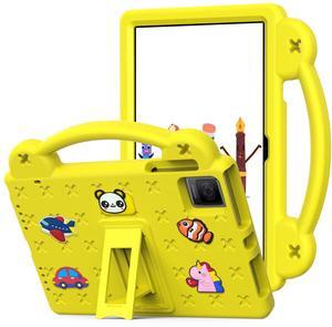 YRH for Revvl Tab 5G Tablet Case Kids 2023, EVA Shockproof Cover for Tmobile Revvl Tab 5G 10.36 inch Tablet Case, with Stand Handle Figures, Yellow
