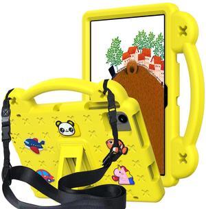 YRH for Onn 10.1 Tablet Case (2024) Model#100135925, Kids EVA Cover with Strap Stand Handle, for Surf Walmart Onn Tablet Case 10.1 inch (Gen 4), Yellow