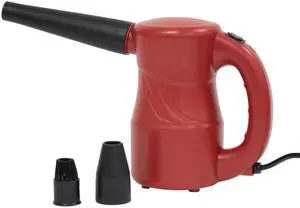 XPOWER A-2S Cyber Duster Electric Air Duster for Dusting, Drying, Inflating, Blowing, Car Detailing, Computer, Leaf Blowing, 90 CFM, 2 Nozzles + 1 Brush, High Performance Motor, Eco-Friendly, Red