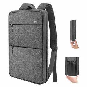 ZINZ Slim & Expandable Laptop Backpack 15 15.6 16 Inch Sleeve with USB Port, Spill-Resistant Notebooks Bag Case for Most 14-16 Inch MacBooks Surface-Books Dell HP Lenovo Asus Computers,D01G01