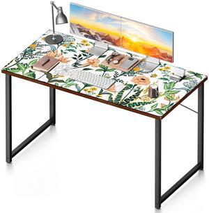 ZOCOZY Oversized Mouse Pad for Desk,Large Gaming Cute Mouse Pads with Non-Slip PU Base for Home Office Working Studying, 48x 24 in, Beautiful Floral