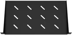 ZIVVO 1U Server Rack Shelf 19 inch 1U Rack Mount Shelf 12" Deep Universal Rack Tray Network Shelf Vented - Network Rack Shelf Sturdy 45lb Max Capacity Cantilever Shelf