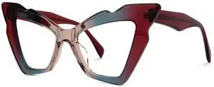 Zeelool Stylish Butterfly Blue Light Blocking Glasses for Women Wafae ZJGA879605-03 White