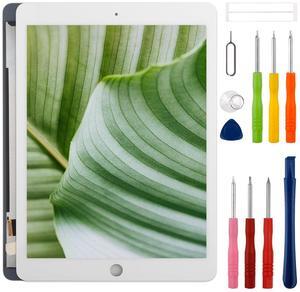 SWARK New LCD Touch Screen Digitizer Assembly for iPad Air 2 2014 9.7" A1566 A1567 Touch Screen Digitizer Assembly Replacement with Upgraded Repair Tools Kit-White