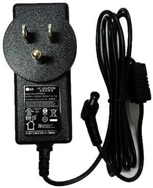 Genuine ac Adapter Compatible with LG 19V 2.1A LCAP16B-A LCAP26B-E ADS-45FSN-19 19040GPCU LCAP26B-A Compatible with LG 24 Inches LED LCD Monitor Charger Power Supply Cord