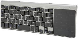 Zyyini Wireless Keyboard with Touchpad, 2 in 1 Portable Computer Keyboard with Numeric Keypad,QWERTY Layout, for Notebooks, Computers