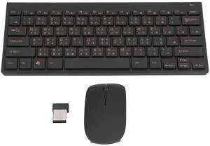 Zyyini Chinese English Keyboard, 78 Keys 2.4G Traditional Cangjie Character Keyboard, Thin Lightweight Silent Keyboard Mouse Combos,for Laptop Computer