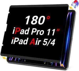 ZOEGAA iPad Air Privacy Screen Protector 5th Generation, Magnetic Privacy Screen Protector for iPad Pro 11 in (2022/2021)/ iPad Air 5th&4th (10.9 inch),Removable & Reusable Anti Blue Light Filter