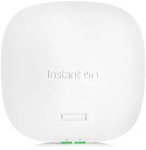 HPE Networking Instant On Access Point AP25 4x4 WiFi 6 Indoor Wireless Access Point | Power Source Included | US Model (R9B32A)