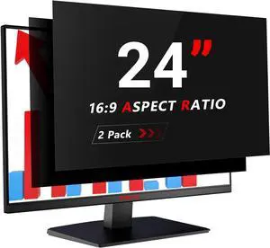 ZOEGAA Laptop Privacy Screen 12.1 inch 16:10, 12.1 inch Removable Anti Blue Light Glare Eye Protection Shield, Black Blackout Anti Spy Desktop Security Private Filter