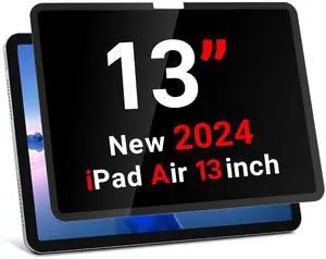 ZOEGAA iPad Air 13 inch Privacy Screen (2024-2025, M2, M3 Chip), Removable ipad Air 13 inch Privacy Screen Protector, 30- Degree Anti-Spy Privacy Filter, Anti-Glare, Blue Ray Reduction, Matte Finish