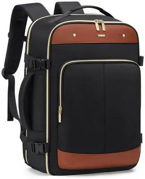 VNINE Travel Backpack for Women Men: 40L Large Carry on Backpack 17 Inch Laptop Backpack Flight Approved Business Work Bag Water Resistant Luggage Daypack Weekender Bag for College Hiking Overnight