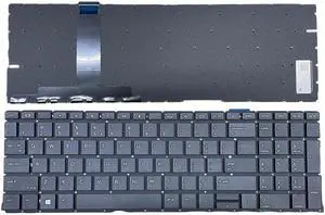 YIJIATech Replacement Keyboard with Screwdriver US Layout for HP ProBook 450 G8 455 G8 650 G7 650 G8.ZBook Power G7.ZHAN 66 Pro 15 G4 Black Laptop Keyboard (450 G8 No Backlight)