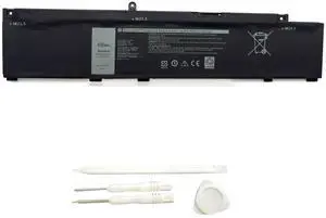 Yafda MV07R Laptop Battery Replacement for Dell G3 15 3500 3590 3700 3790 G5 5500 5505 SE Series JJRRD 0JJRRD 266J9 72WGV W5W19 P89F MVO7R PN1VN M4GWP MV07R