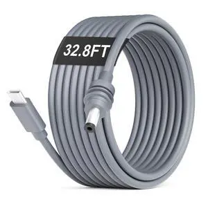 ADINEL Starlink Mini Power Cable PD 100W Input Type C to DC 20V 5A Cable Cord 32.8FT Starlink Mini USB C to DC Power Cable Work with 100W+ Source 10M Waterproof 18AWG