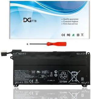 DGTEC PG06XL Replacement Laptop Battery for HP OMEN 15-DH1010CA 15-DH1019NR 15-DH1065CL 15-DH0001LA 15-DH0006TX 15-DH0007TX 15-DH0010TX Series HSTNN-DB9F L48431-2C1 L48497-005 (11.55V 69Wh/5676mAh)