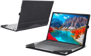 Laptop Case Cover for HP Envy x360 2-in-1 Laptop 16-ad 16z-ad 16-ac 16t-ac 16inch Laptop [not Compatible with Any Other Model] ,2 in 1 PU Leather Inside Pocket Cover (Dark Gray)