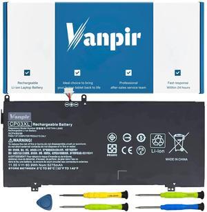 CP03XL 929072-855 Laptop Battery Replacement for Hp Spectre X360 Convertible 3-ae 13-ae0xx 13-ae000 13-ae013dx 13-ae049ng 13-ae001ng 929066-421 HSTNN-LB8E CP03060XL 11.55V 60.9Wh/5275mAh(short-line)