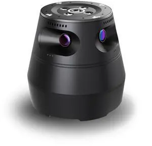 Meeteasy 360 Conference Camera, Immersive Video Conference Experience, Both Overall and Speakers Close-up View, Conference Room Webcam 1080P for Small/Mid-Size Rooms, Micro SD Slot Equipped