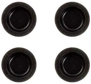 Zest Locator Genuine Original Lab Processing Male Caps, Black (4 Pack)