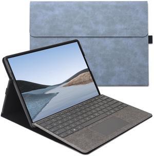 xisiciao Protective Case for Microsoft Surface Pro 9/10/ 11th Edition AI PC 2024 13" Shell Compatible with Keyboard Cover Ultral Thin & Light Heat Dissipation Design (Light Blue)