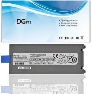 DGFTB CF-VZSU48 New Laptop Battery for Panasonic Toughbook CF-19 CF19 MK1 MK2 MK3 MK4 MK5 MK6 MK7 MK8 Series CF-VZSU48U CF-VZSU28 CF-VZSU48R CF-VZSU50 CF-VZSU58U (10.65V 58Wh/5700mAh 3-Cell)