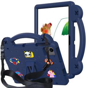 YRH for Onn 10.1 Tablet Case (2024) Model#100135925, Kids EVA Cover with Strap Stand Handle, for Surf Walmart Onn Tablet Case 10.1 inch (Gen 4), Navy