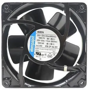 for ebmpapst Fan 4650N with 3C ICT AC 230V 19/18W 120mA 12038 120x120 x38mm Axial Panel Heater Cooling Fan,Condensing Units,Refrigerated Cabinet Equipment,Refrigerator High Temperature Cabinet