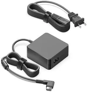 HKY 65W USB C Charger Fit for Nimo N151 N151S N152 N153 N154 15.6" N171 N171S 17.3" FHD Laptop Notebook PC & Peloton Bike+ Plus PL-02 PLTN-TTR01 FSP065-APDC8R01 USB Type-C Power Adapter Cable