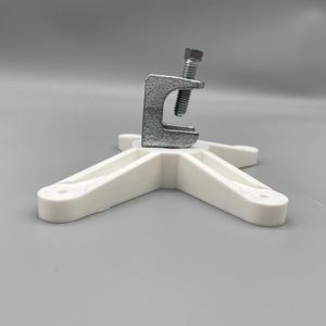 Beam Clamp Mount for Ubiquiti UniFi AP (UAP-AC-PRO, U6+, U6-Ent, U6-LR) - Easy Install for Warehouse Trusses