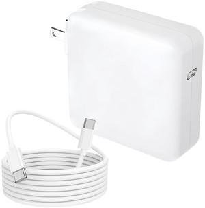 Xliwo USB-C charger118W Compatible MacBook Air Charger Pro 16-inch Notebook Power Adaptor 6.6ft USB-C to C Charge Cable