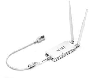 Vonets VAP11S-232 2.4GHz Mini Repeater/Wi-Fi Router/Serial Server with 2 External Antennas Wireless Bridge Best Partner for Electronic Scales, PLCs
