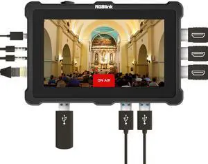 RGBlink TAO 1pro HDMI to NDI Adapter, UVC Converter, Encoder Decoder 5.0 Supported, Video Recorder, Compatible UVC Webcam for Streaming Accessories, Content Creator Kit