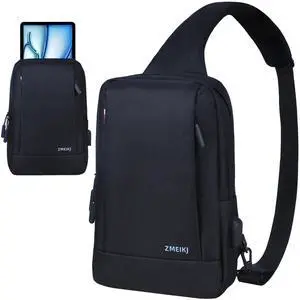 ZMEIKJ 9-11 Inch iPad Bag Tablet Sleeve Satchel Messenger Sling Shoulder Strap Carrying Case for Fire Laptop Kindle or Others